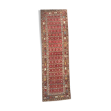 Tapis ancien persan kurde couloir fait main 120x388 cm