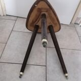 Extra table wood tripod feet compas vintage