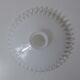 Lampshade in opaline glass white vintage