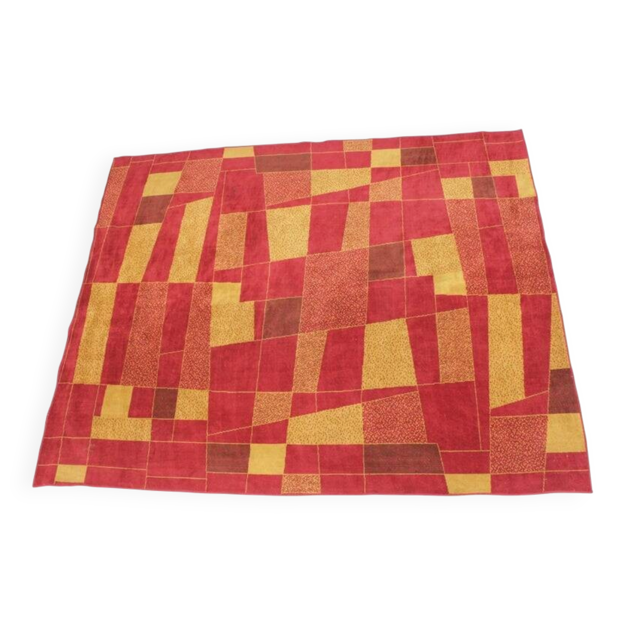 Beautiful Midcentury Geometric Carpet or Rug, 1950s