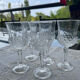 Verres a pieds cristal