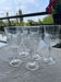 Verres a pieds cristal