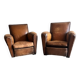 Paire de fauteuils club