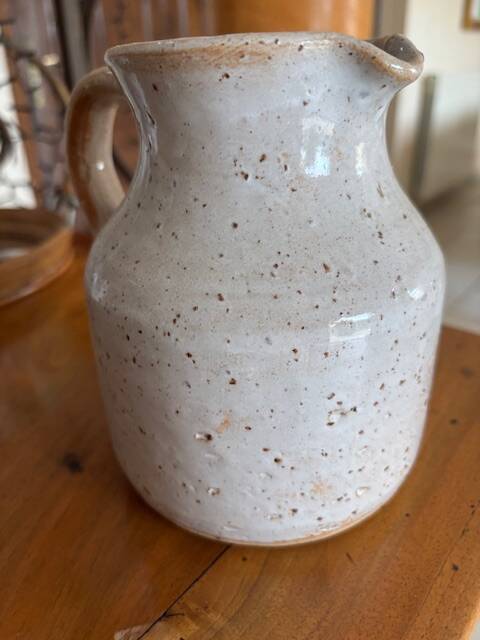 Corsican ceramic jug signed pip