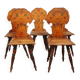 5 kitchen chairs from the late XIXth early XXth Ranka