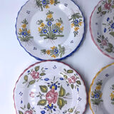 6 vintage plates Martres Tolosane Jodra Noirmoutier