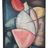 Bayer, Abstract Geometric Composition, 1954, Oil