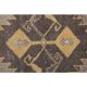 Vintage Turkish Hand-Knotted Wool Cotton Yellow Runner Rug 81x204