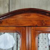 Rustic Wardrobe in Fir with Curtains