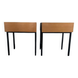 Pair of André Simard bedside tables