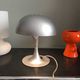 Grey metal mushroom lamp Mathias