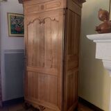 Armoire ancienne 1 porte style Louis XV merisier massif