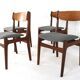 Very nice and solid set of 4 vintage teak chairs - Findahl.