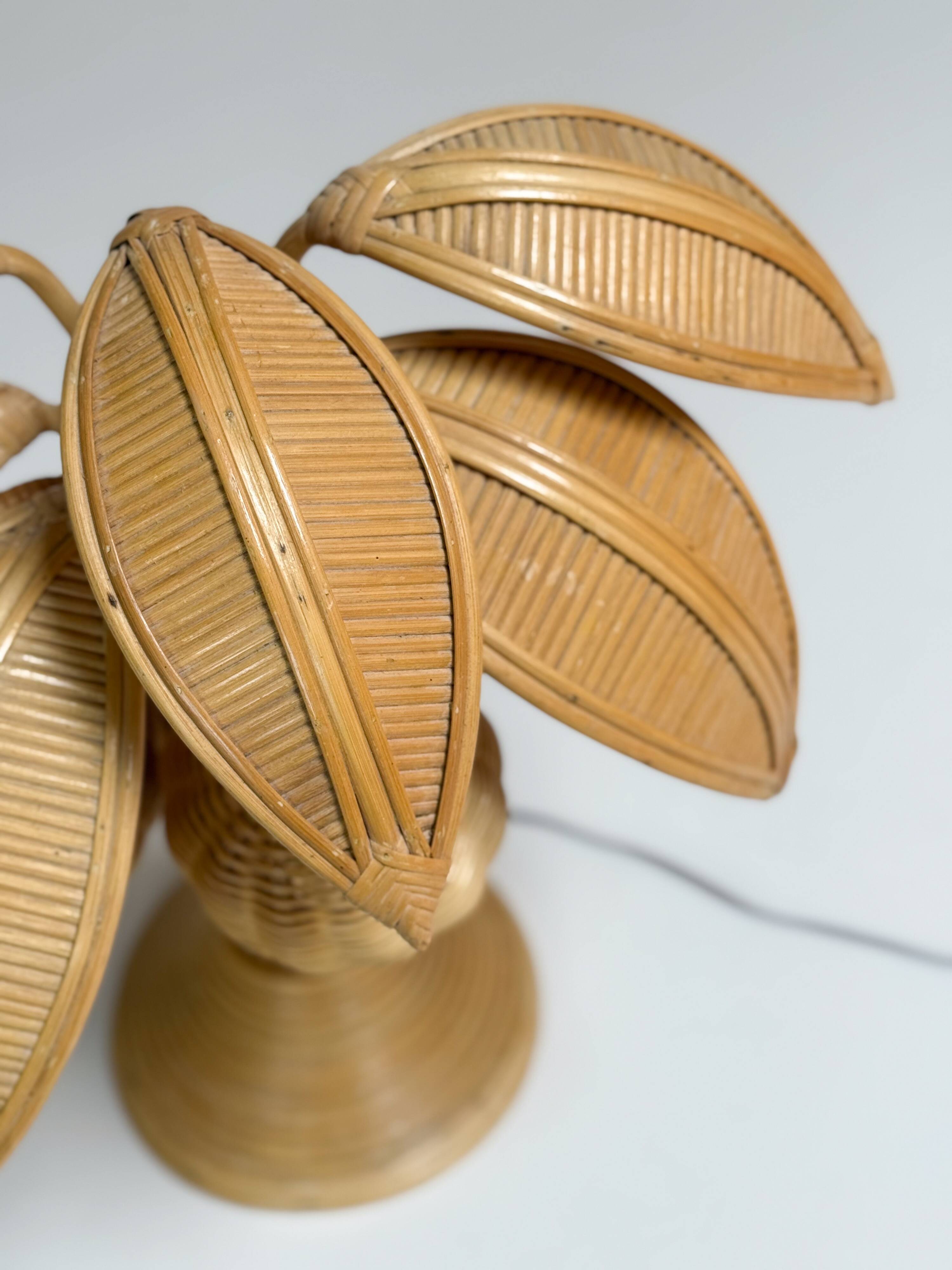 Vintage palm tree lamp