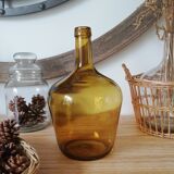 Vintage amber demijohn