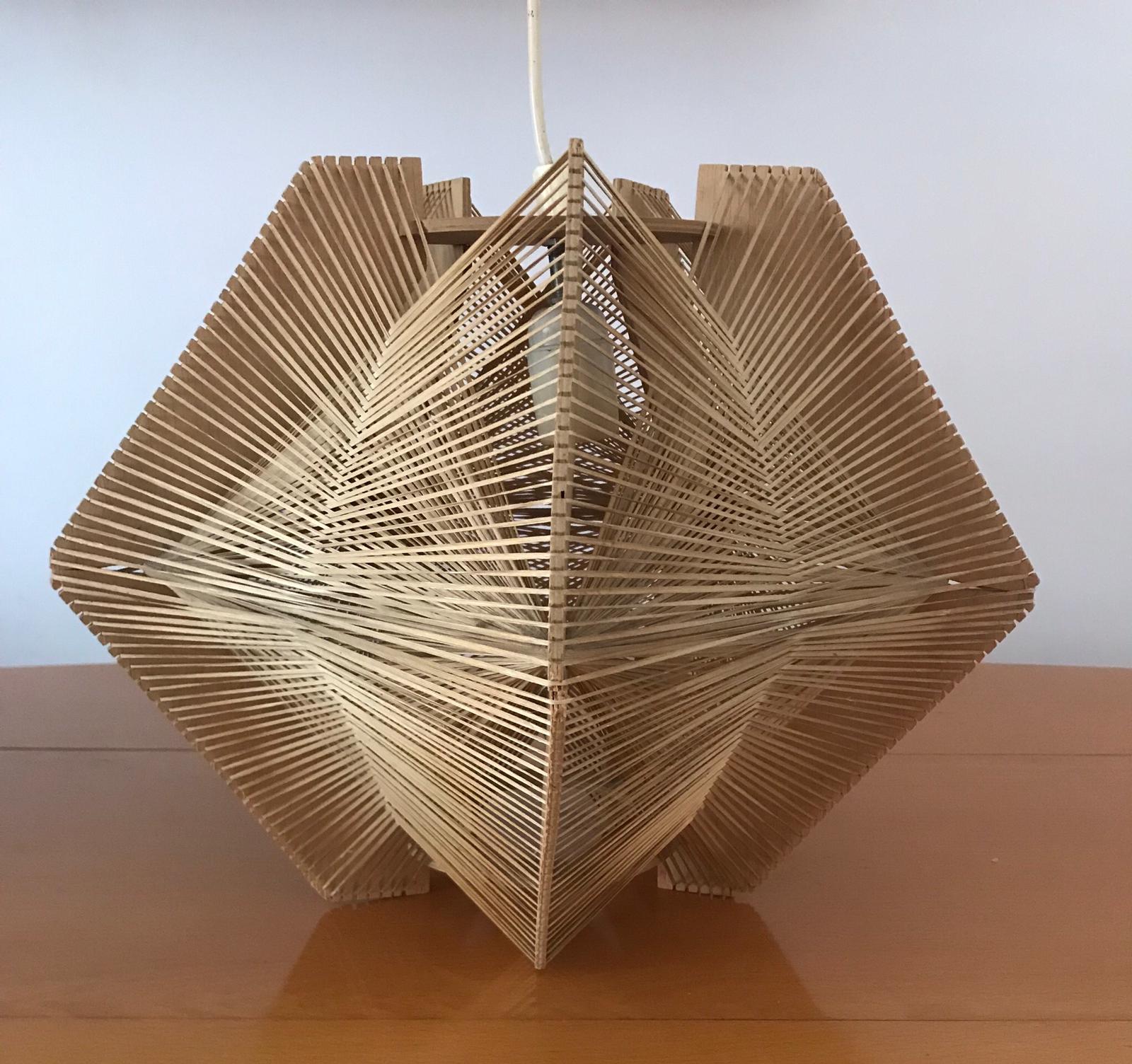 Hanging of wood and son Scandinavian style