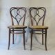 Deux chaises Thonet N°561 au catalogue USA . Vers 1925 .