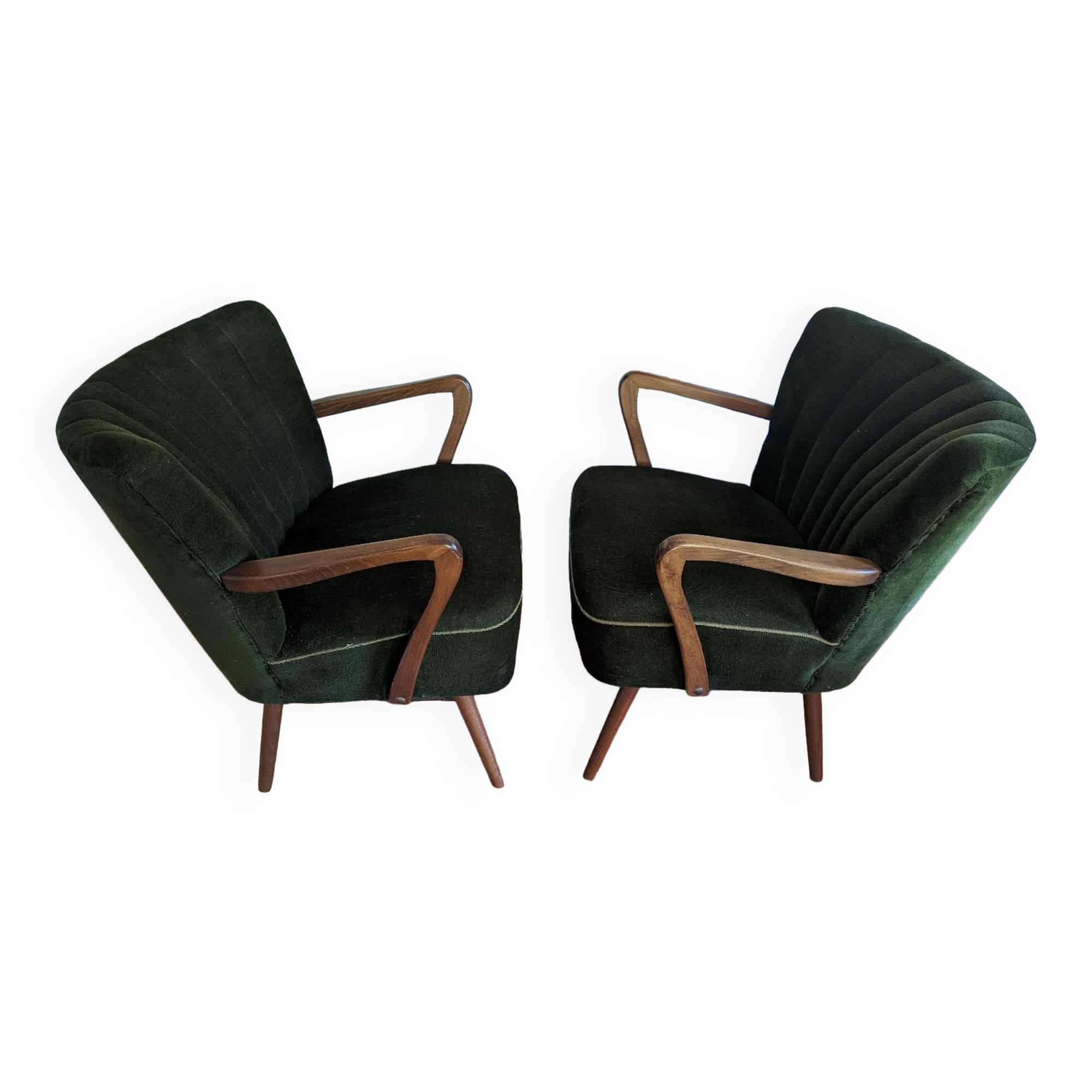 Pair of coktail armchairs