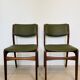 Scandinavian Style Teak Dining Chairs, 1960’s Set of 2