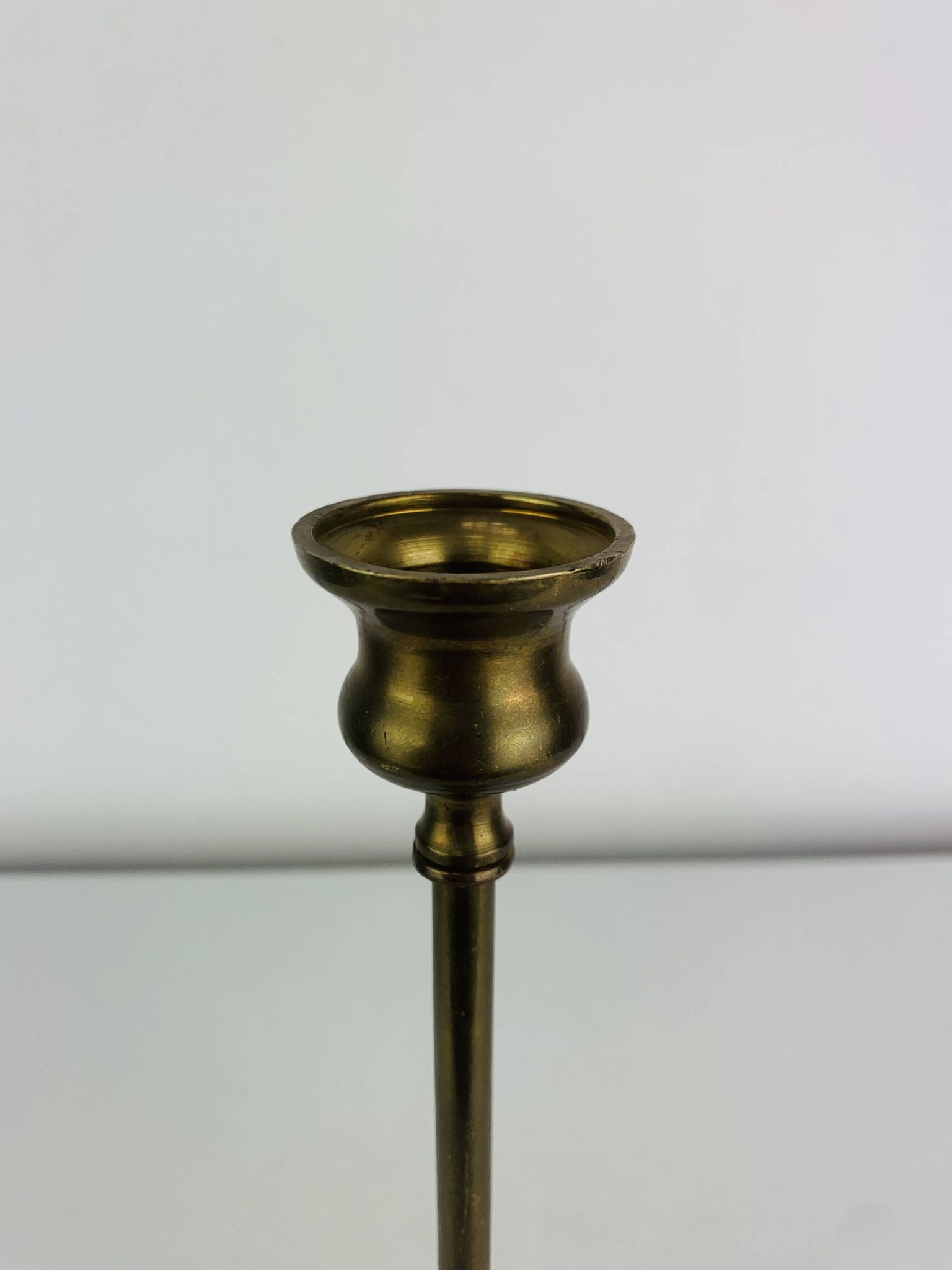 Bougeoir laiton vintage