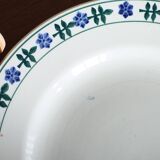 10 assiettes plates Saint Amand