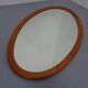 Large Danish Oval 501 Mirror in Teak by Aksel Kjersgaard, 1960s