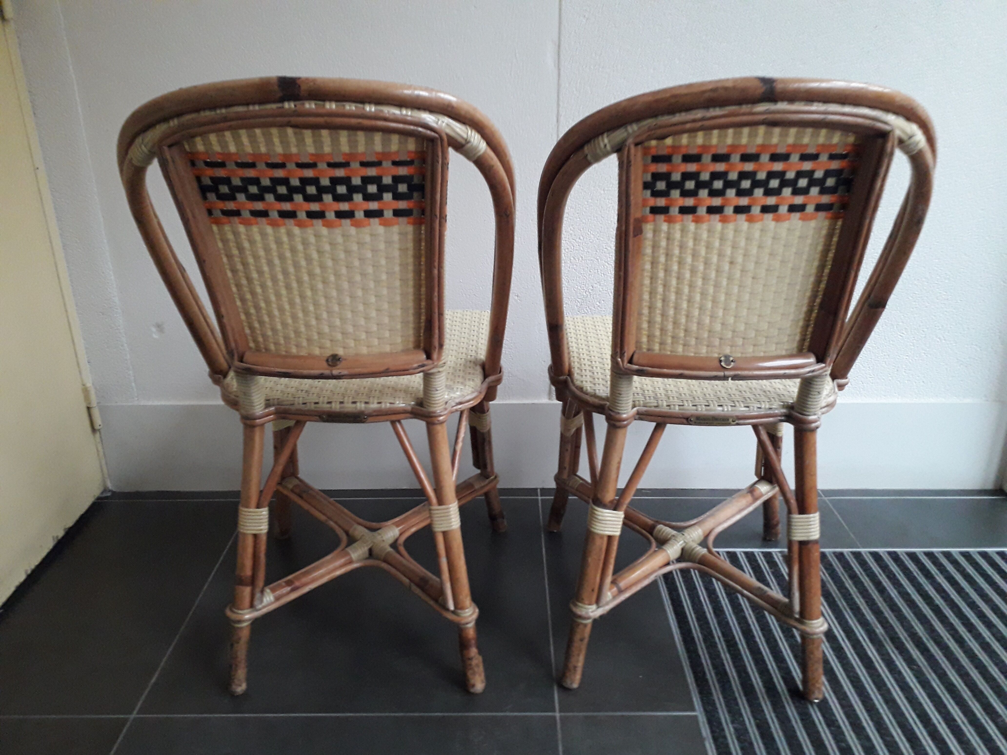 Drucker bistro chairs
