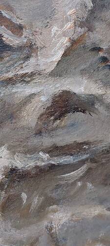 Giuseppe MANFREDI (1934 - 1987) Marina Painting Oil on Canvas 70 X 50