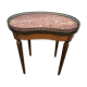 Table basse bouillotte rognon Louis XVI