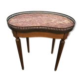 Coffee table bouillotte kidney Louis XVI