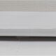 Vintage white glazed ceramic wall shelf
