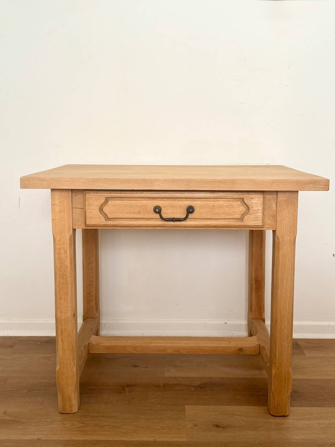 Small oak farmhouse table