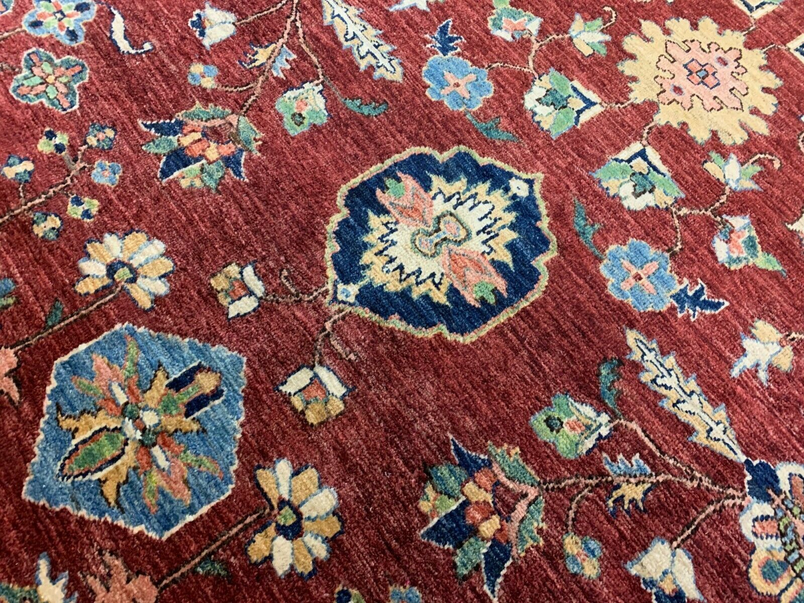 Large Afghan Wool Kazak Rug 290x200 cm Chobi, Very Fine