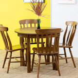 Table scandinave vintage – 134.5 cm