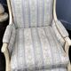 Paire de bergères fauteuils ancien style louis xvi vintage