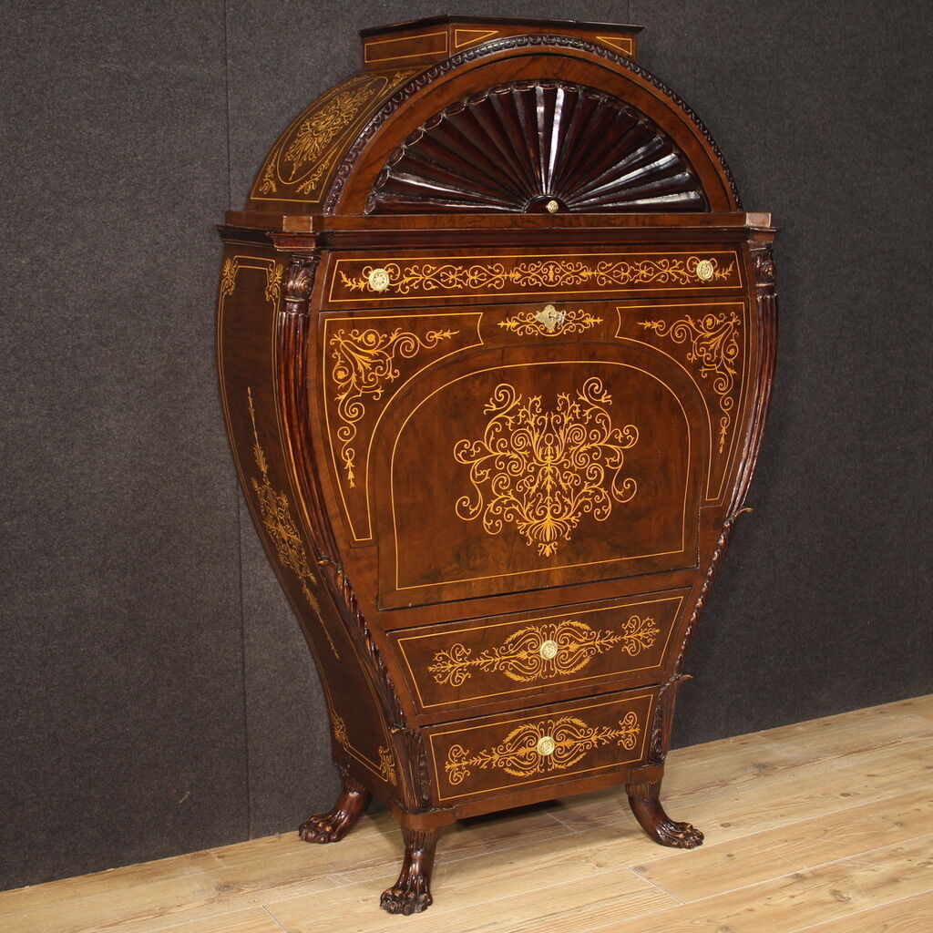 Biedermeier style secretaire