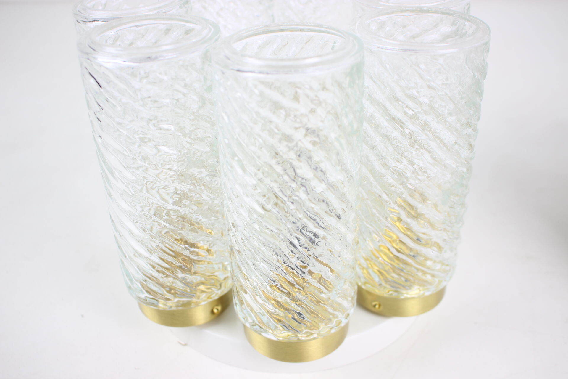 Pair of Midcentury Ceiling Lamps,Napako, 1970s