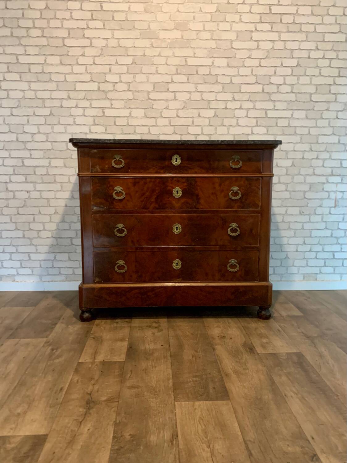 Old empire style chest of drawers