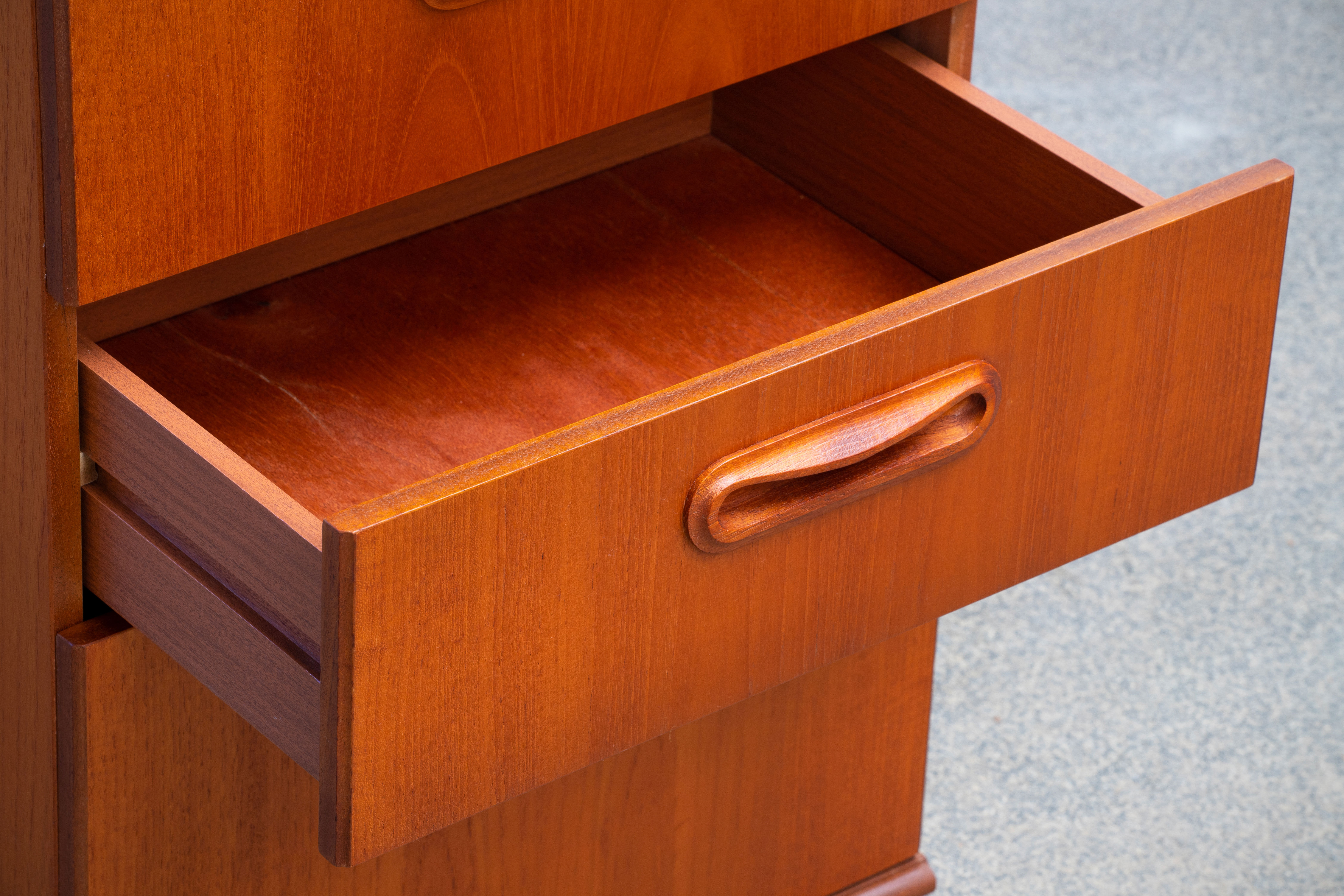 Scandinavian chest of drawers, vintage 1960