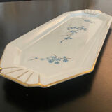 1 plat de service en porcelaine Lourioux