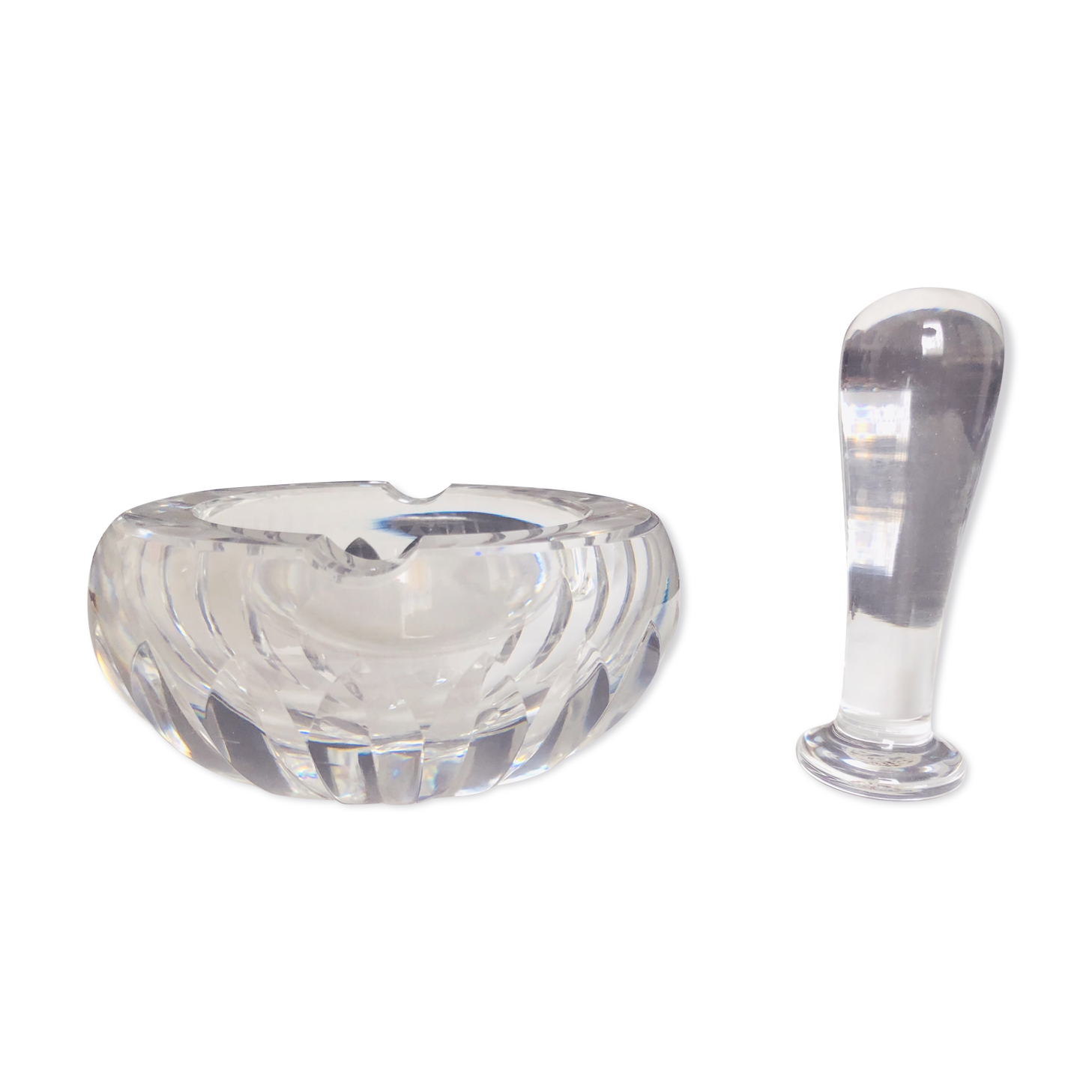 Baccarat crystal ashtray