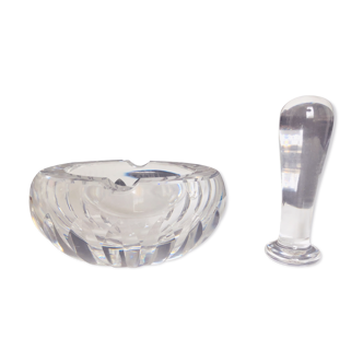 Baccarat crystal ashtray