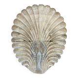 Vintage thick glass dish with lobster decorations