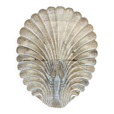 Plat vintage en verre épais, décors de Homard