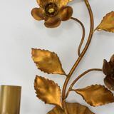 Wall lamp, golden flowers