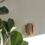 Lot de 2 applique TILE rousse