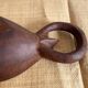 Wooden plate sculpted piece