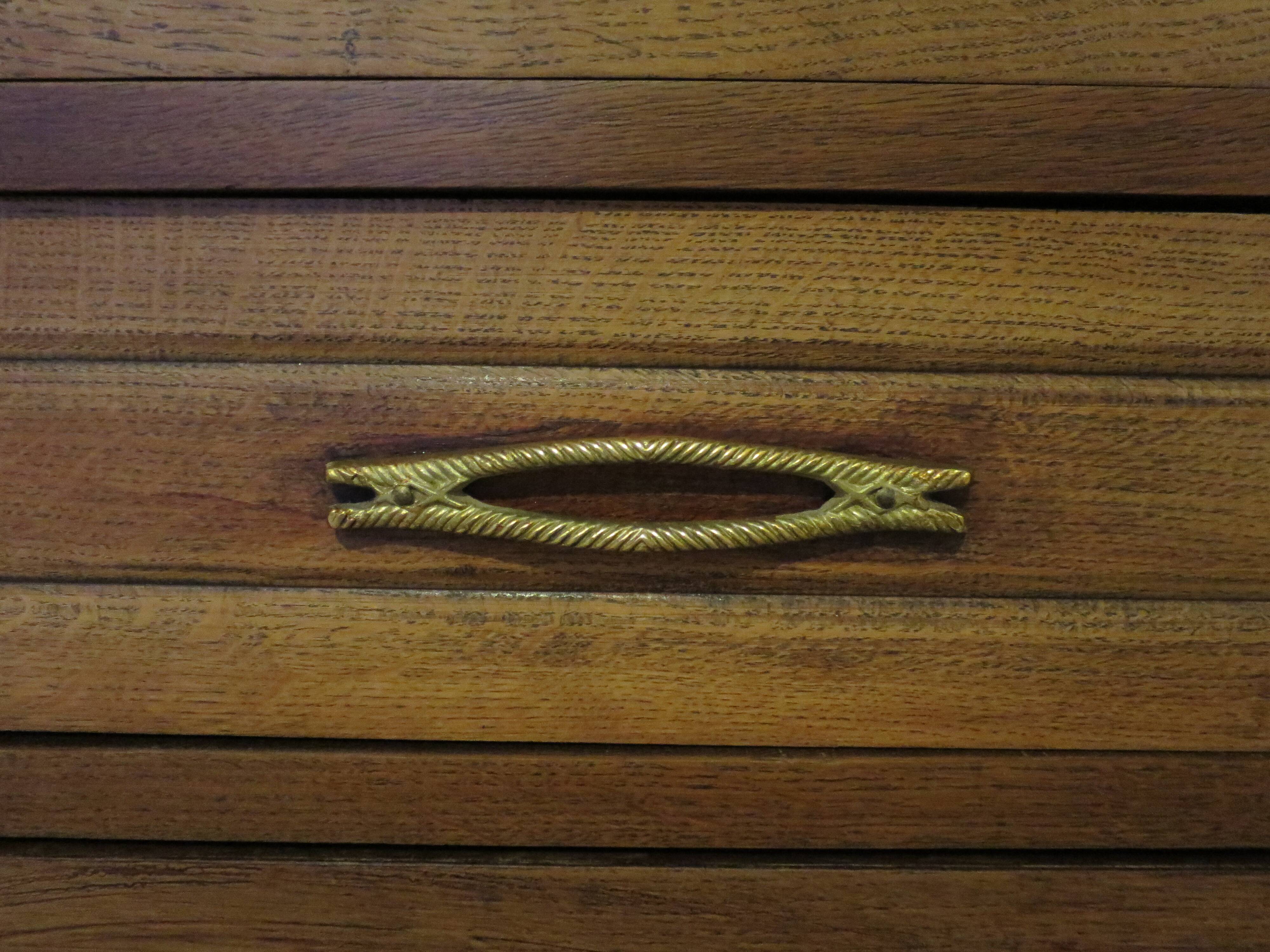 Art Deco style 4-drawer chest of drawers, 1950s