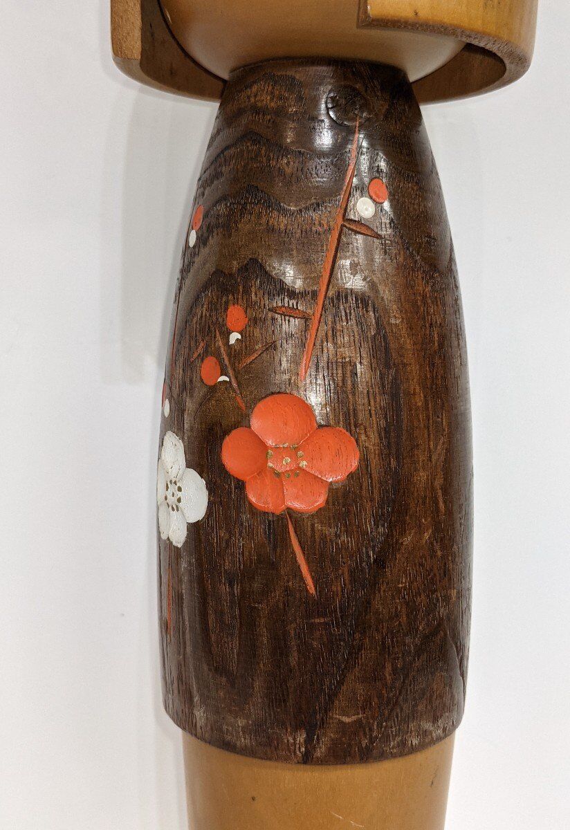 Awakening of Love - Kokeshi Doll - Master Okamoto usaburo - circa 1970 Japan