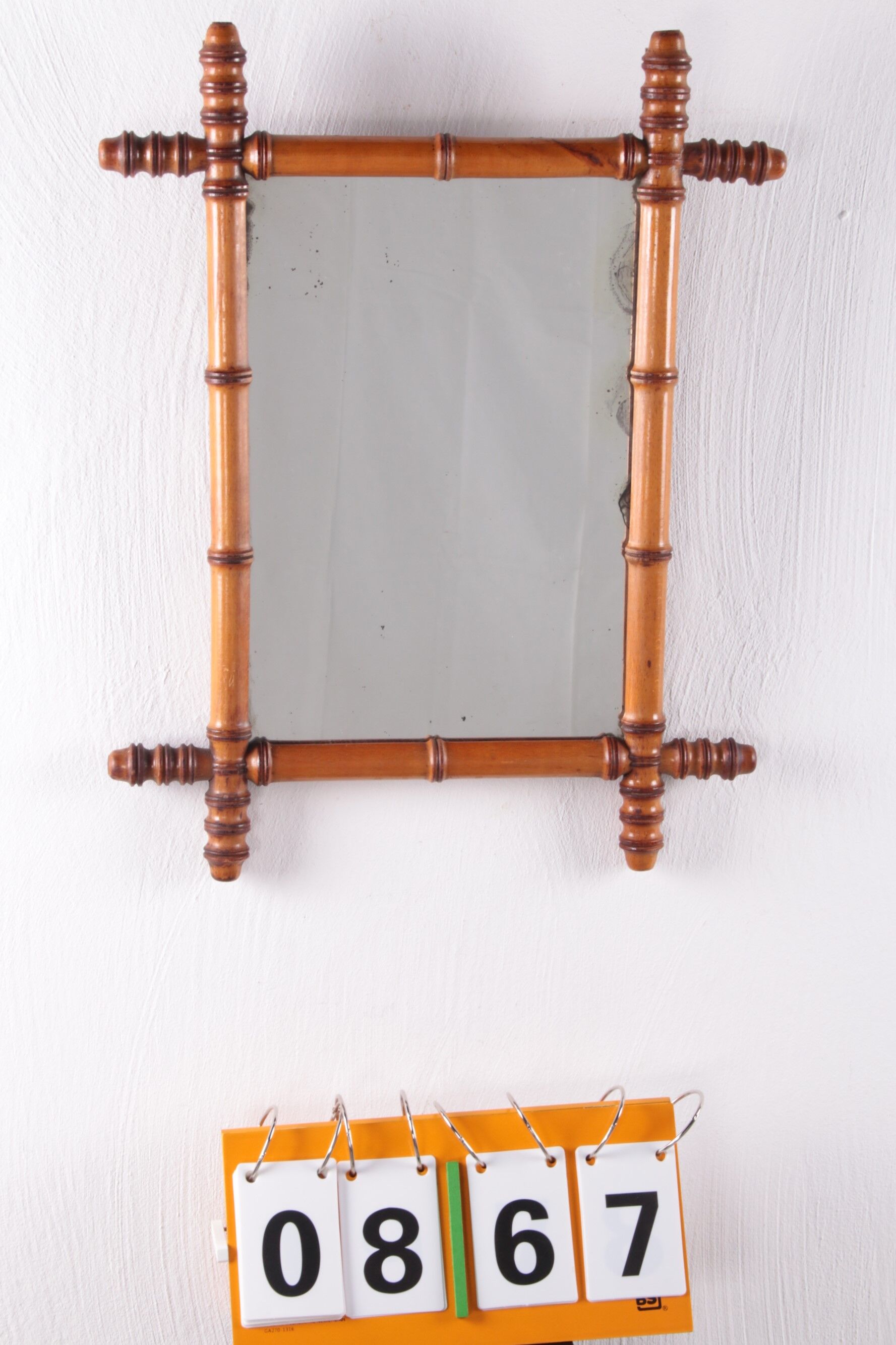 French Bamboo Mirror